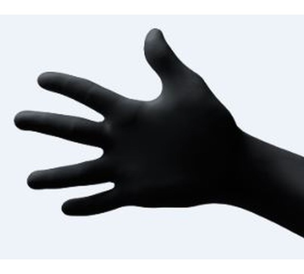 GANTS MICROFLEX 93-852 NOIR BOITE DE 100 (5.5-6)