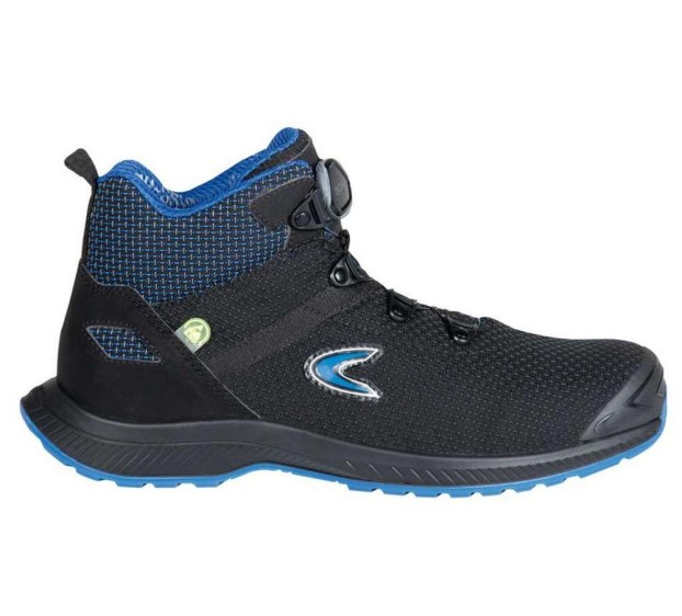 CHAUSSURES HAUTES SPOOL ESD SYSTEME BOA NOIR/BLEU 