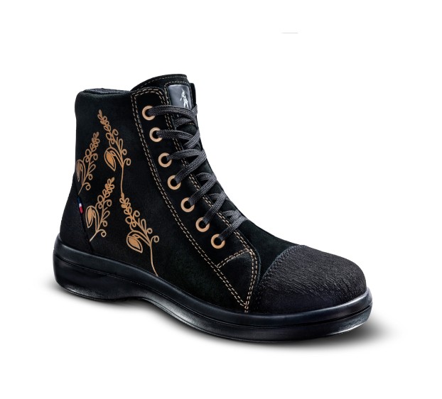 CHAUSSURES DE SÉCURITÉ HAUTES S3 FEMME LILY NOIR