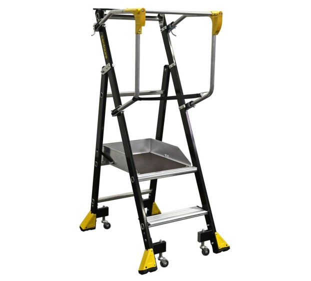 PLATEFORME INDIVIDUELLE ROULANTE PROFESSIONNELLE STEPPER 2 MARCHES - 0,50 M