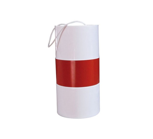 FARDIER CYLINDRIQUE DE SIGNALISATION BLANC