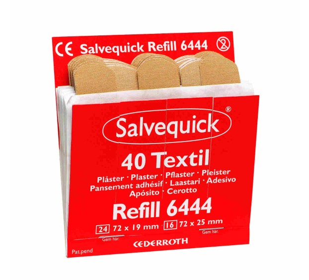 RECHARGE 40 PETITS PANSEMENTS TEXTILES POUR DISTRIBUTEUR DE PANSEMENTS