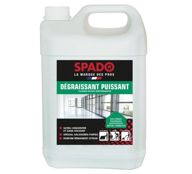 PRODUIT DE NETTOYAGE SOLS SPADO DEGRAISSANT PUISSANT 5 L