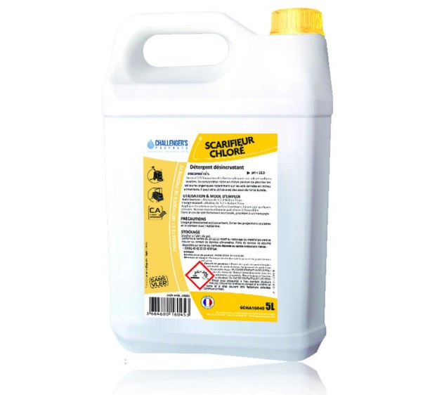 PRODUIT DÉTERGENT SCARIFIEUR CHLORÉ 5 L
