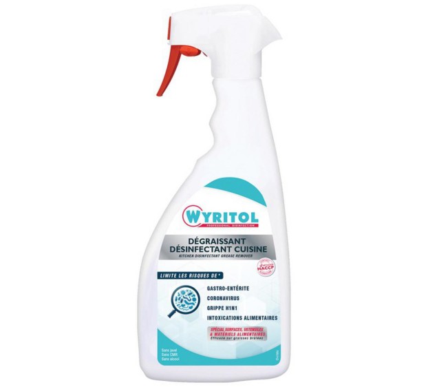 SPRAY DESINFECTANT WYRITOL ALIMENTAIRE 750 ML