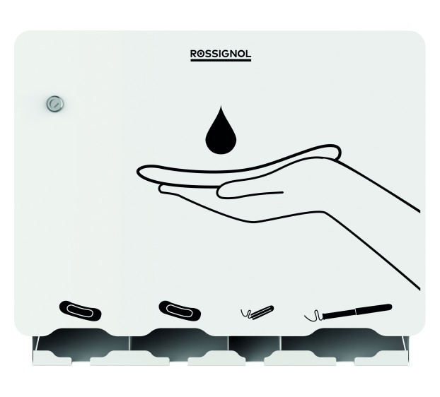 DISTRIBUTEUR PROTECTION HYGIÉNIQUE 4 COMPARTIMENTS