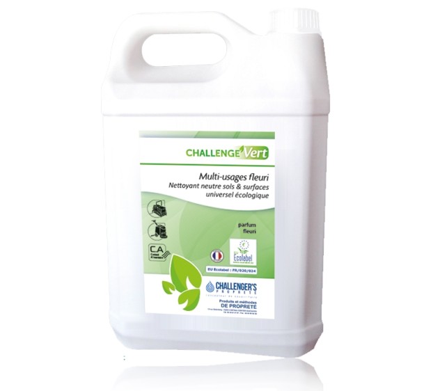 PRODUIT DE NETTOYAGE SOLS & SURFACES ECOLABEL 5 L