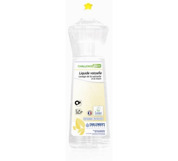 PRODUIT LIQUIDE VAISSELLE À LA MAIN ECOLABEL 1 L
