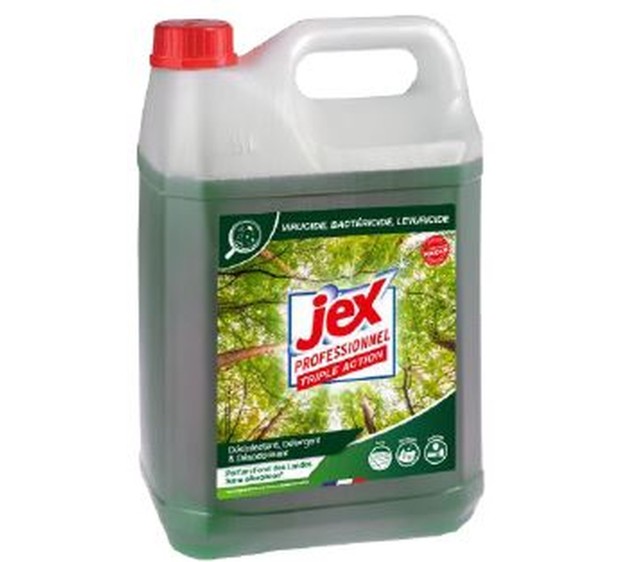 PRODUIT DETERGENT DESINGECTANT JEX PROFESSIONNEL TRIPLE ACTION FORET DES LANDES 5 L