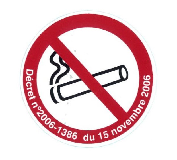 Interdiction de fumer adhésif A4
