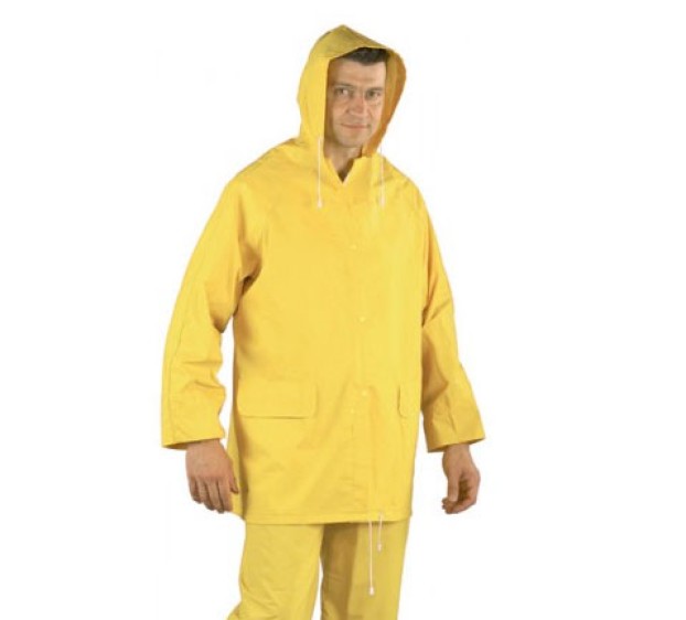 Veste de pluie PVC jaune