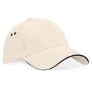 CASQUETTE PERSONNALISABLE ULTIMATE BF15C BEIGE/MARINE