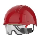 CASQUE DE CHANTIER EVO VISTALENSE ROUGE/CAPOT FUME