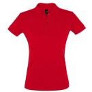 POLO DE TRAVAIL FEMME MANCHES COURTES 11347 ROUGE