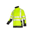 VESTE RÉFLÉCHISSANTE HOMME/FEMME SOFTSHELL PLAYFORD JAUNE FLUO/GRIS