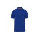 POLO DE TRAVAIL HOMME MANCHES COURTES ECO-RESPONSABLE BLEU ROYAL T.5XL