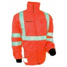 VESTE ANTI-COUPURE DE DEBROUSSAILLAGE NIEPPE ORANGE FLUO