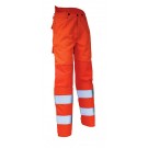 PANTALON ANTI-COUPURE DE DEBROUSSAILLAGE RIGA ORANGE FLUO