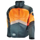 VESTE BUCHERON ANTI-COUPURE TRONCONNEUSE AUVE GRIS/ORANGE 