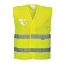 GILET HAUTE VISIBILITE SEMI GRILLAGE C494 JAUNE FLUO