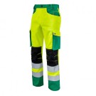 PANTALON RÉFLÉCHISSANT HOMME/FEMME ROADY EJ 75 CM JAUNE FLUO/VERT AMAZONIE