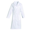 BLOUSE PROFESSIONNELLE FEMME coton manches longues MADONNA BLANC