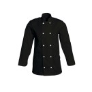 VESTE DE CUISINE HOMME FABRICE NOIR