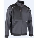 BLOUSON DE TRAVAIL CARBURE GRIS/NOIR