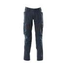 PANTALON DE TRAVAIL HOMME/FEMME ACCELERATE POCHES GENOUX MARINE FONCE T.60/C66