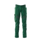 PANTALON DE TRAVAIL HOMME/FEMME ACCELERATE POCHES GENOUX VERT BOUTEILLE