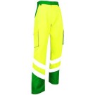 PANTALON RÉFLÉCHISSANT HOMME/FEMME BALISE JAUNE FLUO/VERT ALPIN