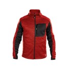 VESTE POLAIRE DE TRAVAIL HOMME/FEMME CONVEX ROUGE/NOIR 