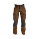 PANTALON DE TRAVAIL HOMME/FEMME HELIX BRUN ARGILE/GRIS ANTHRACITE 