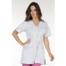 TUNIQUE LAURIE MANCHES COURTES GRIS PERLE 