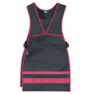 CHASUBLE PROFESSIONNEL FEMME MELIE CARBON/FUSCHIA