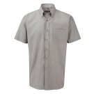 CHEMISE DE TRAVAIL OXFORD MANCHES COURTES GRIS