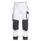 PANTALON DE TRAVAIL HOMME/FEMME GALAXY BLANC/GRIS ANTHRACITE