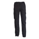PANTALON DE TRAVAIL HOMME/FEMME BATTLE DRESS COTON/POLYESTER NOIR
