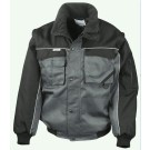 BLOUSON PILOT JACKET GRIS/NOIR
