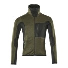 VESTE POLAIRE DE TRAVAIL ADVANCED ZIPPEE VERT FONCE/NOIR T. 3XL