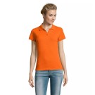 POLO FEMME MANCHES COURTES ORANGE