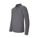 POLO CORDOBA DOUBLE FACE MANCHES LONGUES GRIS 