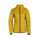 DOUDOUNE CHAUDE FEMME BOSTON MOUTARDE/NOIR