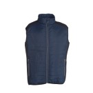 GILET DE TRAVAIL SANS MANCHE/BODYWARMER HOMME SKIPPER MARINE/NOIR