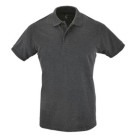 POLO DE TRAVAIL HOMME MANCHES COURTES 180 G GRIS FONCE T. 3XL