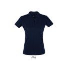 POLO DE TRAVAIL MANCHES COURTES FEMME FRENCH MARINE T.3XL