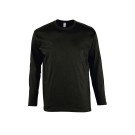 T-SHIRT DE TRAVAIL MANCHES LONGUES 150 G NOIR T.4XL