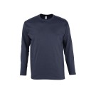 T-SHIRT DE TRAVAIL MANCHES LONGUES 150 G MARINE T. 3XL