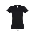 T-SHIRT F MC 190G NOIR 