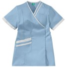 TUNIQUE PROFESSIONNELLE FEMME LILEE CIEL/BLANC 